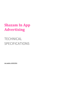 Shazam In App Advertising TECHNICAL