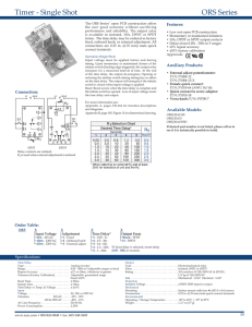 ORS Series Timer