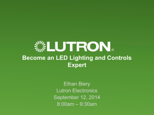 Become and LED Lighting and Controls Expert