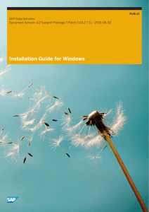 Installation Guide for Windows