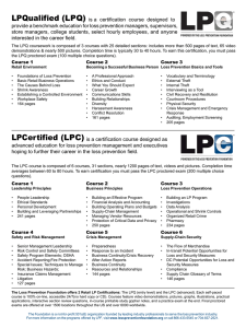 LPQualified (LPQ) is a certification course designed to provide a