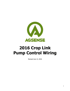 Crop Link Pro/Lite - Pump Control