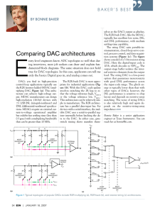 Comparing DAC architectures