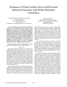 Dynamics of Wind-Turbine Driven Self