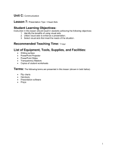 Student Learning Objectives: Recommended Teaching