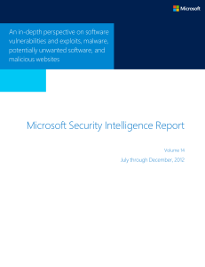 Microsoft Security Intelligence Report, Volume 14