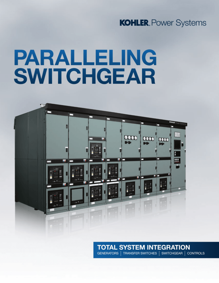 paralleling switchgear