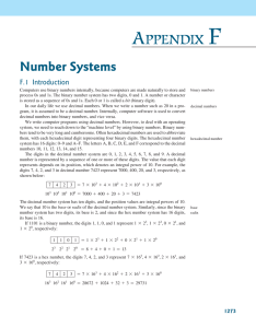 Number Systems