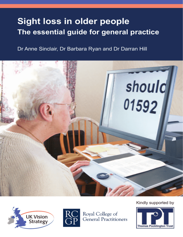 Sight Loss in Older People guide for General Practice