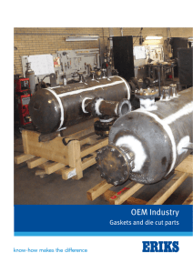 Gaskets for the OEM industry