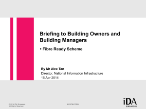 Briefing to Building Owners and Building Managers