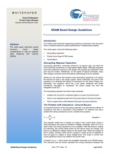 SRAM Board Design Guidelines