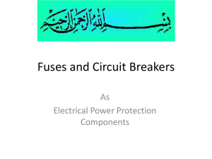 Fuses and Circuit Breakers