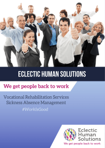 VR brochure - Eclectic Human Solutions