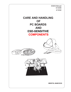 ESDS Manual - Care And Handling of PC Boards and ESD
