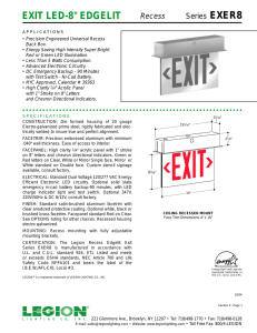 exit led-8" edgelit