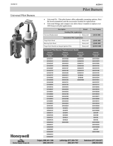 Pilot Burners - Davies Supply Group Ltd.