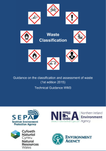 Guidance on the classification and assessment of waste