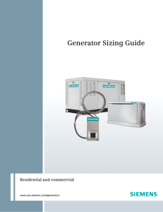Generator Sizing Guide