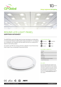Round LEd Light panEL - LED Lighting