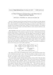 A Third Method of Generation and Detection of Single