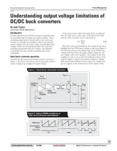 Understanding output voltage limitations of DC