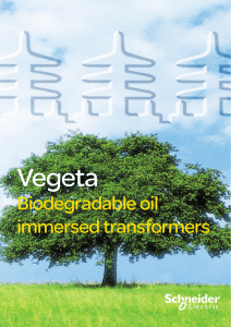 Biodegradable oil immersed transformers