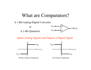 What are Comparators?