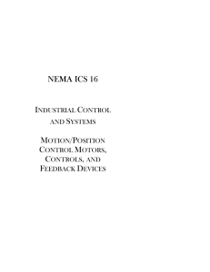 NEMA ICS 16 NEMA ICS 16