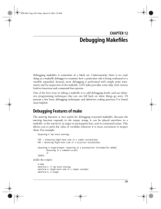 Debugging Makefiles