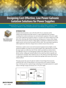 Designing Cost-Effective, Low Power Galvanic Isolation