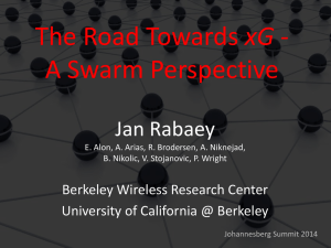 The Road Towards xG - A Swarm Perspective