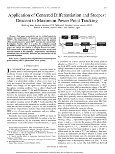 Application of Centered Differentiation and Steepest Descent to