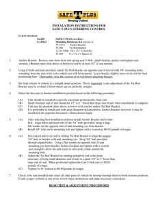 instalation instructions for safe-t-plus steering control