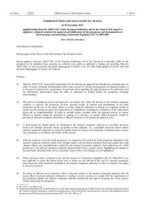 COMMISSION DELEGATED REGULATION (EU) 2016/ 301 - EUR-Lex