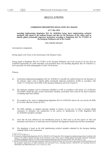 COMMISSION IMPLEMENTING REGULATION (EU - EUR-Lex