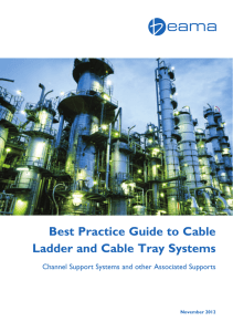 Best Practice Guide to Cable Ladder and Cable Tray