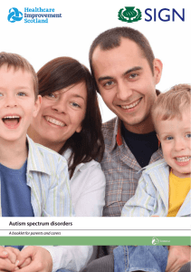 Autism spectrum disorders