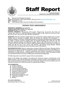 Accessory Dwelling Units Amendment