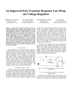 An Improved Fast Transient Response Low Drop