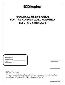 practical user`s guide for the corner wall mounted electric