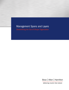 Management Spans and Layers