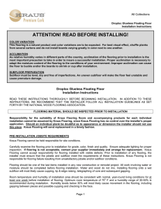 ATTENTION! READ BEFORE INSTALLING!