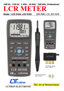 lcr meter - Official Electronic sro