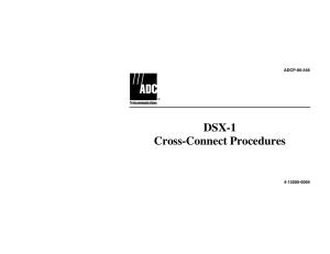 DSX-1 Cross-Connect Procedures