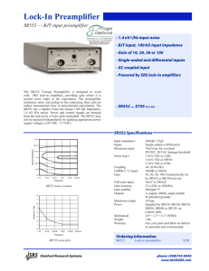 SR552 Datasheet - Prager Elektronik