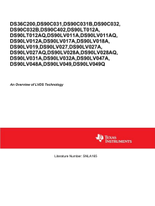 An Overview of LVDS Technology