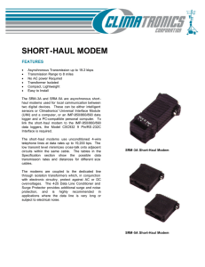 short-haul modem