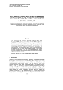 Evaluation of Various Unipolar Multicarrier PWM Strategies