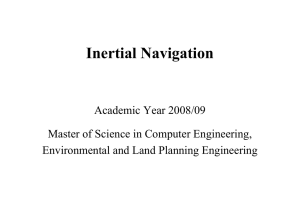 3. Inertial Navigation